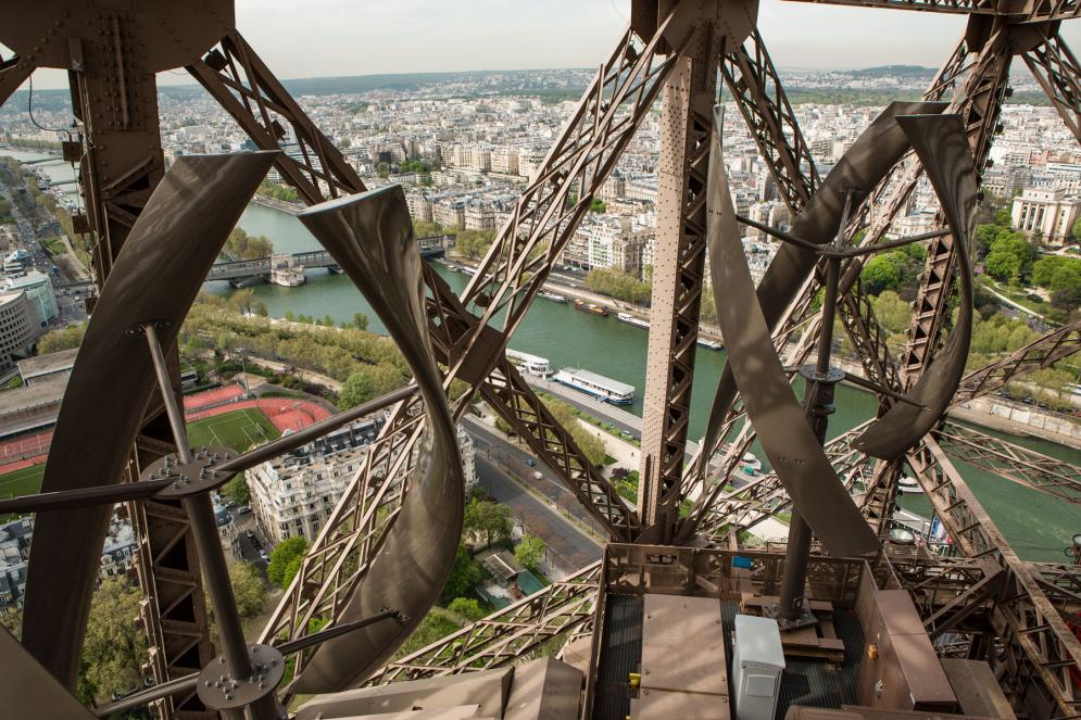 aerogeneradores de la Torre Eiffel