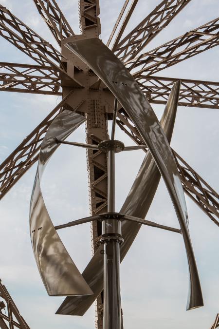 aerogenerador de la Torre Eiffel